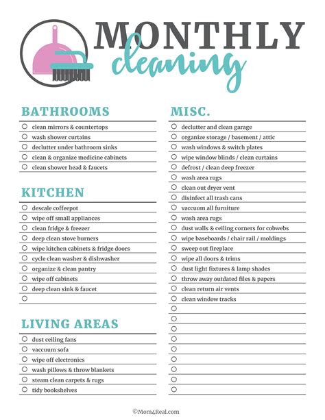 Why Printable House Cleaning Checklist Is a Game-changer for Homeowners